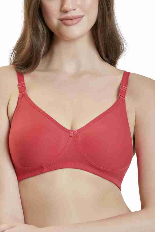 49% OFF on Sherry Apparel Maroon Knitted Cotton Non-padded Bra on