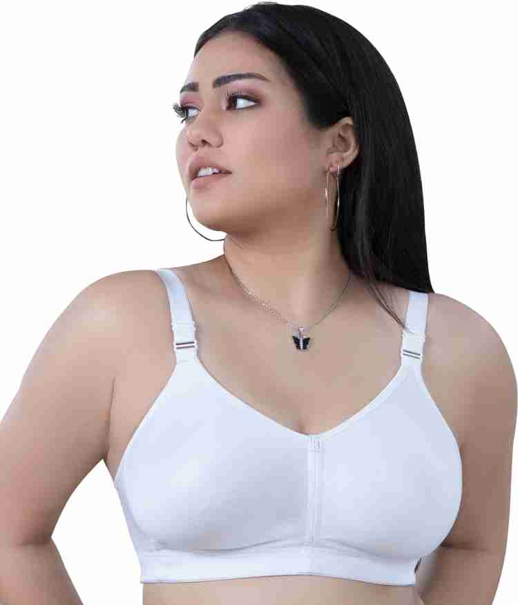 Buy Trylo RIZA T-FIT-32-WHITE-C-CUP Women Full Coverage Non