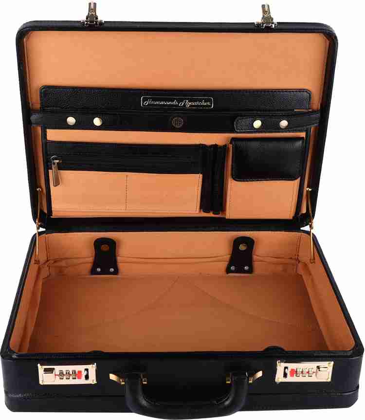 Hammonds Flycatcher Genuine Leather Large Briefcase For Men Price in India Reviews Ratings Specifications Flipkart
