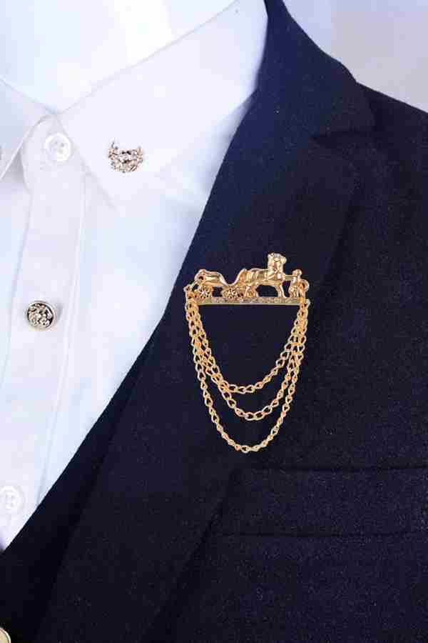 Men's brooch design cheap