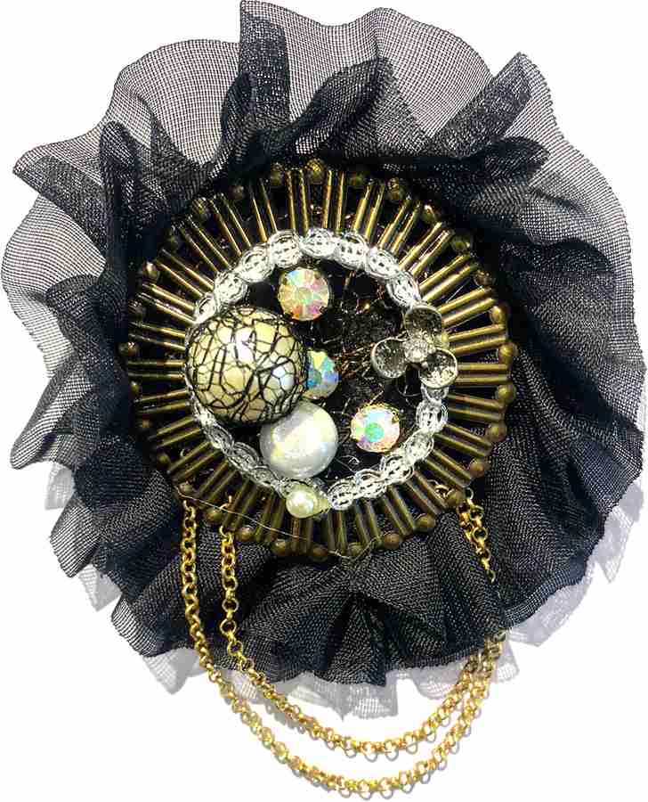 La Belleza Round Net Brooch Brooch Price in India Buy La Belleza Round Net Brooch Brooch online at Flipkart