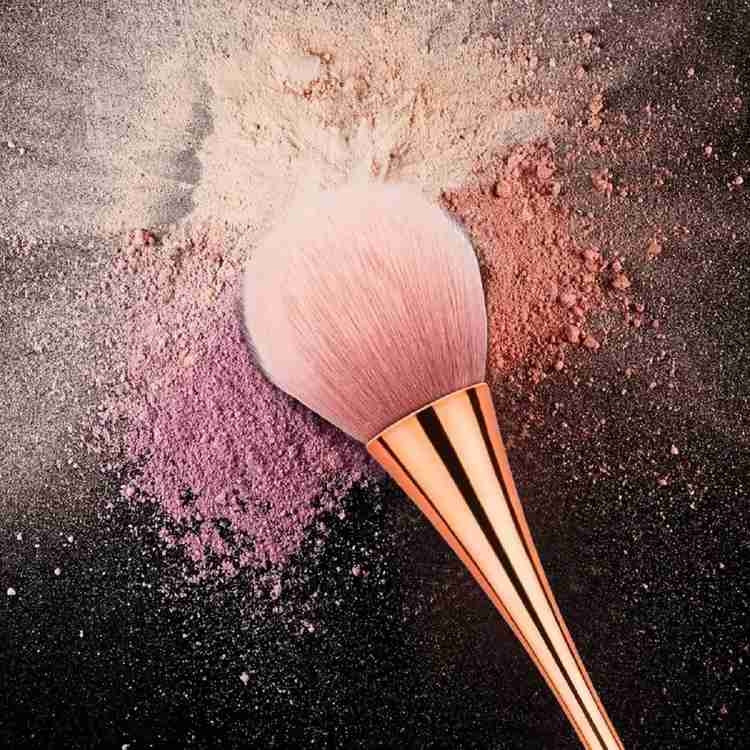 Beautiflame Large Fluffy Makeup Brush With 4pcs Soft Triangle