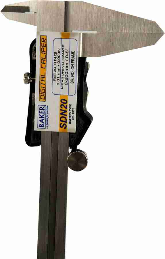 Baker DIGITAL VERNIER CALIPER SDN 20 RANGE 200 MM DIGITAL VERNIER