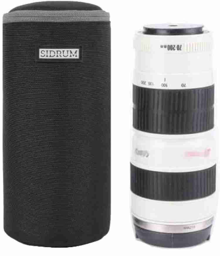 SIDRUM Lens Pouch Set Water Resistant Protective Lens Cases for DSLR Camera Lens XL Size Thick Camera Lens Bag for Canon Nikon Tamron Sigma Pentax Sony Olympus Panasonic XL Camera Bag