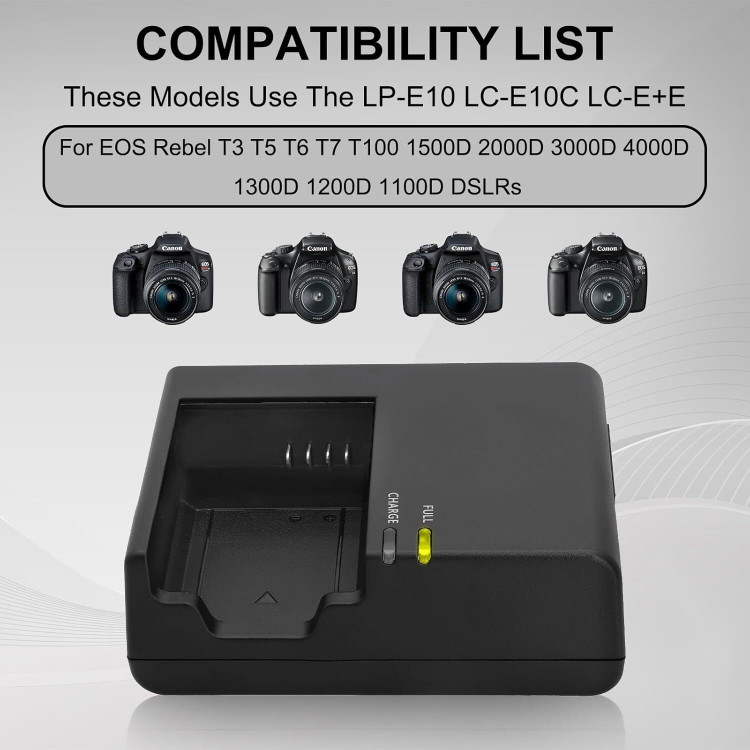 Usb Cable Rebel T6 Canon Charger USB Battery Charger For Canon EOS