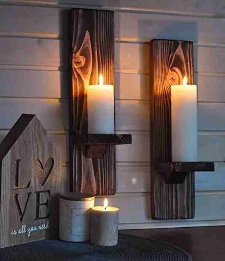 Wooden Wall Candle Sconces | Sziqiqi Official Site
