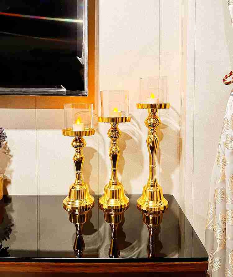 Floor standing hurricane candle holders on sale