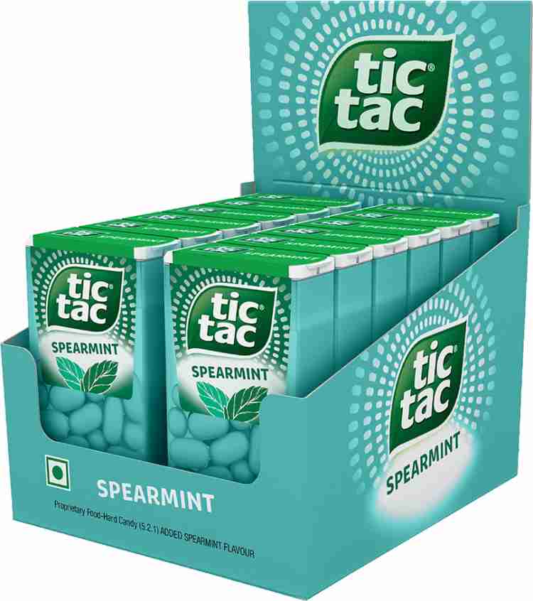 tic tac Spearmint Pack of 2 Spearmint Candy Price in India - Buy tic tac  Spearmint Pack of 2 Spearmint Candy online at