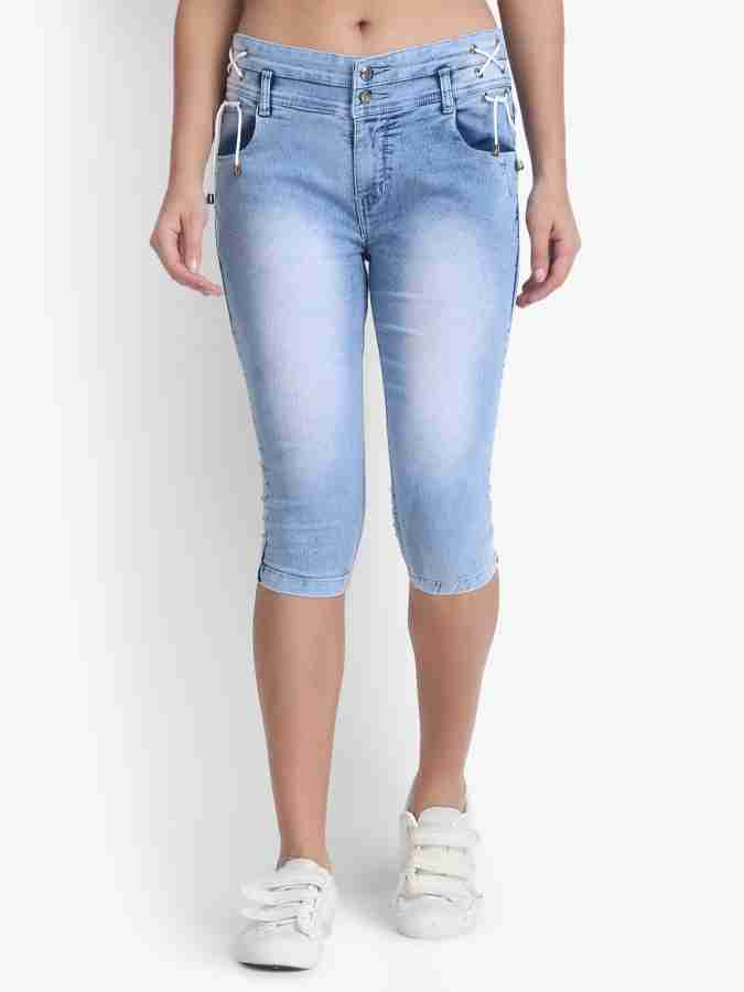 Perfect Outlet Women Denim Capri