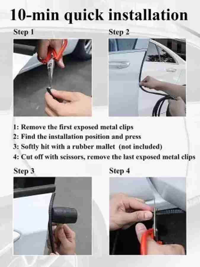 U shape car online door edge protector