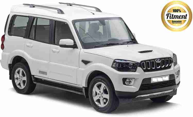 AutoZone Car Roof Rails in Curve Design with Mahindra Scorpio for