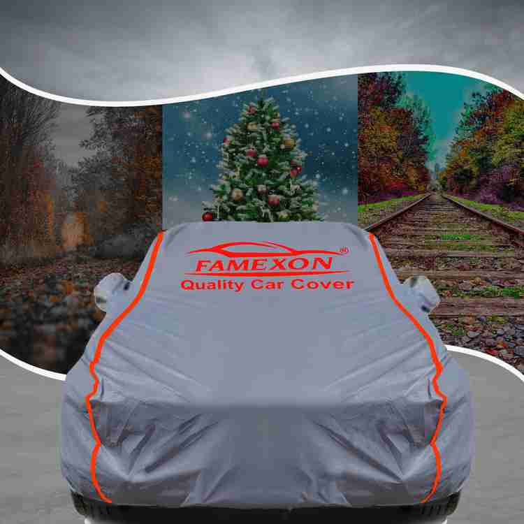 FAMEXON Car Cover For Maruti Alto 800 With Mirror Pockets Price