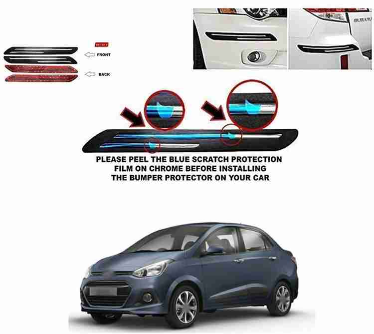 Xcent bumper online steel guard