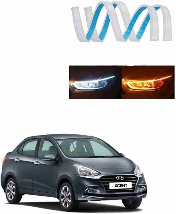 SPREADX Car Headlight Led Strip White DRL Daytime Light 12v For