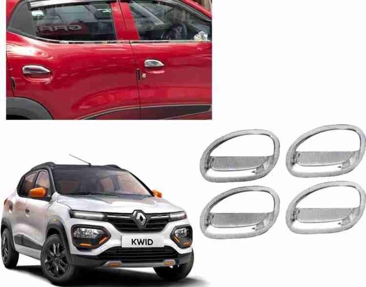paxauto Exterior Chrome Accessories Combo Kit for Kwid Type 2 2019