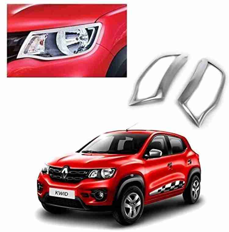 RKD INNOVATIVE Exterior Chrome Accessories Combo Kit For Kwid Type