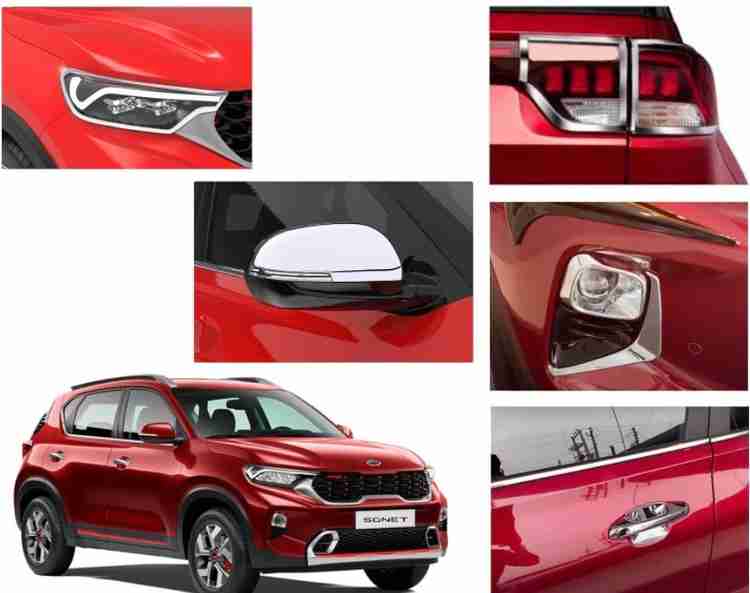 paxauto Exterior Chrome Accessories Combo Kit For Sonet 2020