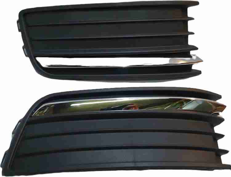 AMARIO Fog Lamp Cover Black With Chrome For Polo Type 2 2014 2017