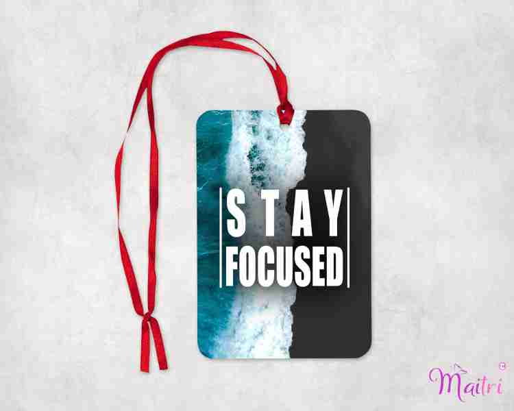 Maitri™ Stay Focused Car Hanging with Satin Lace For Dashboard