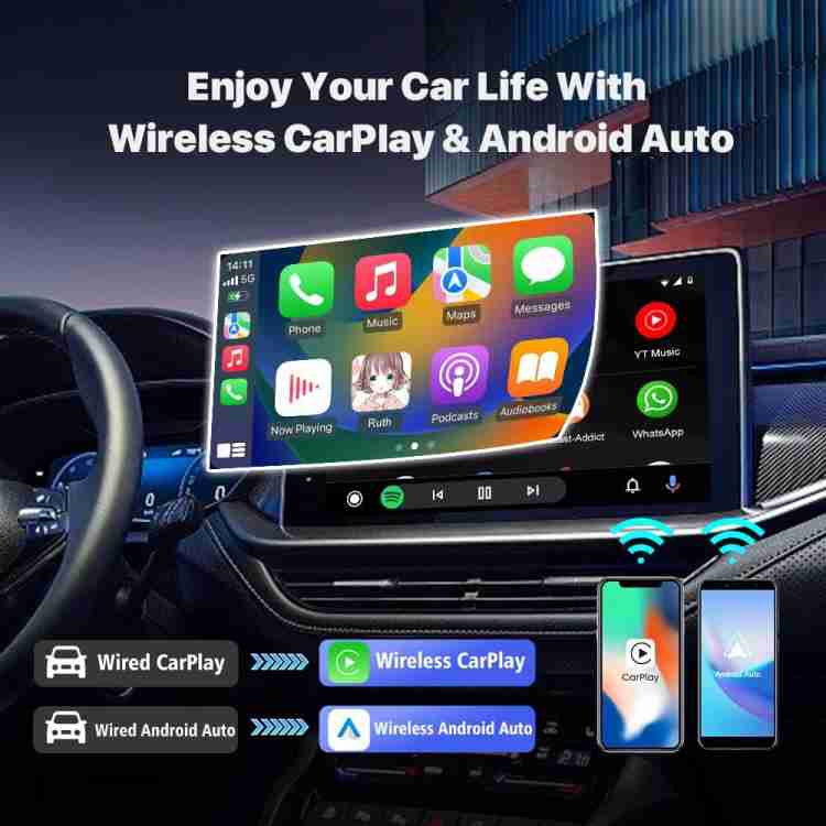 𝑪𝒂𝒓𝒍𝒊𝒏𝑲𝒊𝒕 5.0]CarlinKit 2 Air - Wireless Apple CarPlay