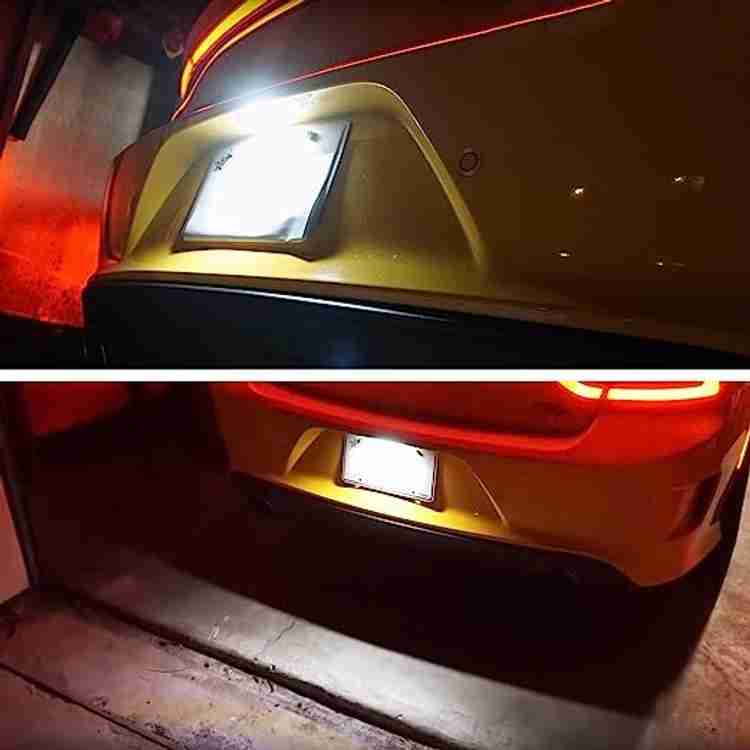 Car number plate shop light