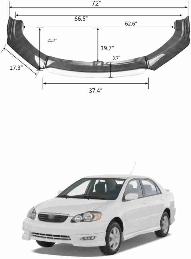 Toyota corolla deals front bumper cover