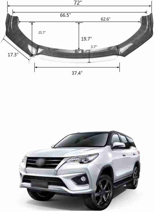 Toyota fortuner 2024 bumper kit