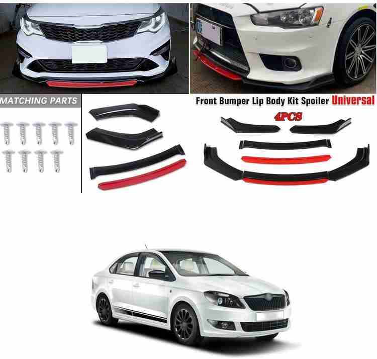 XZRTZ Car Front Bumper Spoiler Splitter Body Kit Side Skirt Front