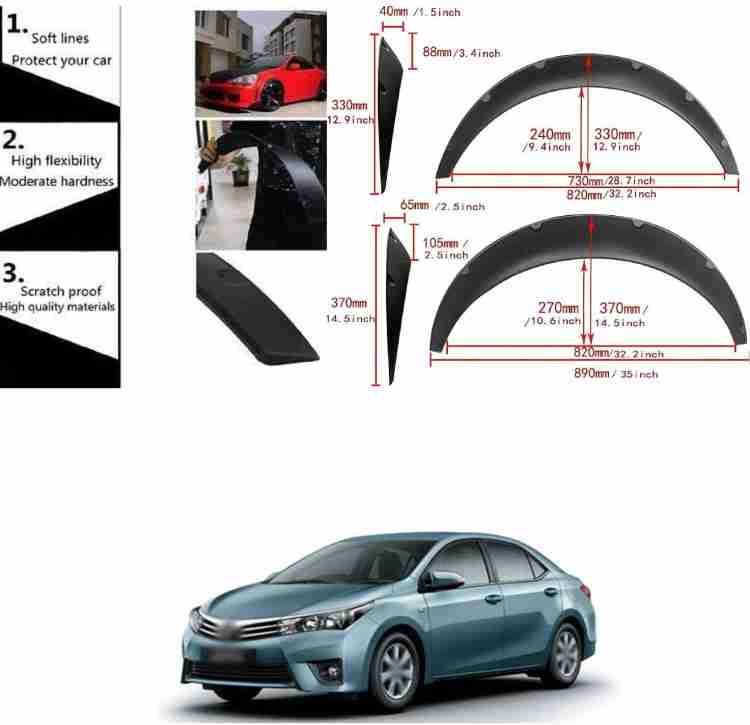 Toyota corolla store fender flares