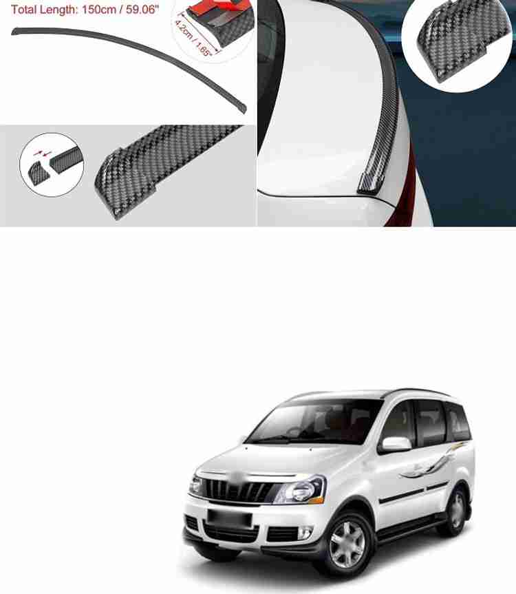 PROEDITION Rear Strip Splitter Spoiler Side Skirt Rubber Carbon