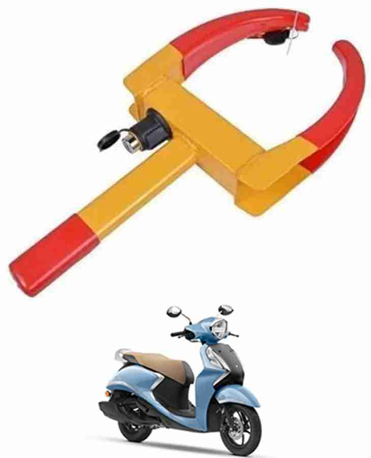 Scooty tyre lock outlet