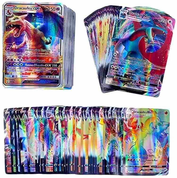CrazyBuy Pokemon Vmax and GX Cards ( 50 VMAX & 50 GX CARDS) - Pokemon Vmax  and GX Cards ( 50 VMAX & 50 GX CARDS) . Buy POKEMON toys in India.