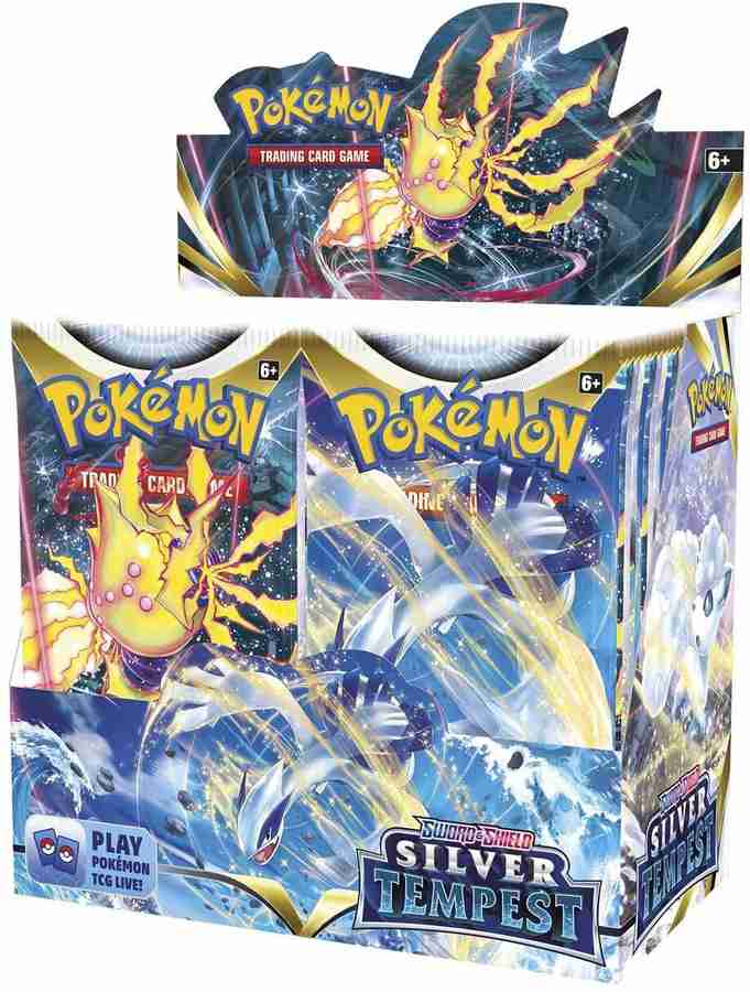 MOONZA Pokemon Sword Shield Silver Tempest Big Booster Deck with
