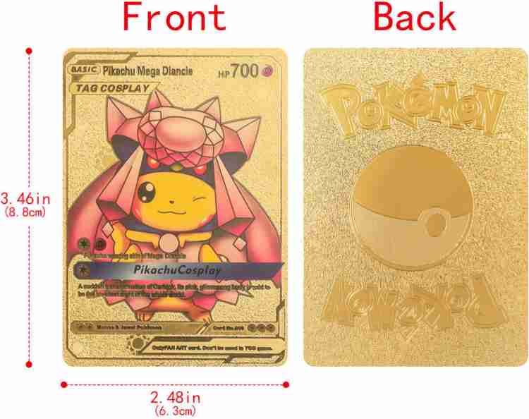 8.8*6.3cm Pikachu Illustrator Card
