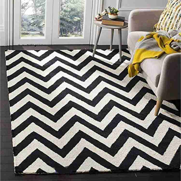 White and black carpet cheap
