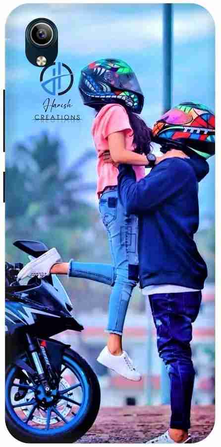 ThePrintlink Back Cover for Vivo Y90 LOVE CUTE COUPLE KTM BIKE GIRL ThePrintlink Flipkart