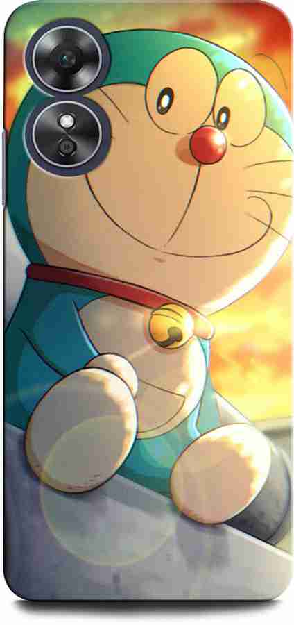 GRAFIQE Back Cover for OPPO A17 DORAEMON NOBITA CARTOON FUNNY