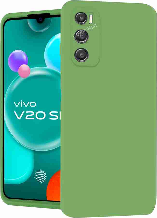 Coverskart Liquid Silicone Back Cover for Vivo V20 SE Silky Soft Touch Full Body Protection Shockproof Case Coverskart Flipkart
