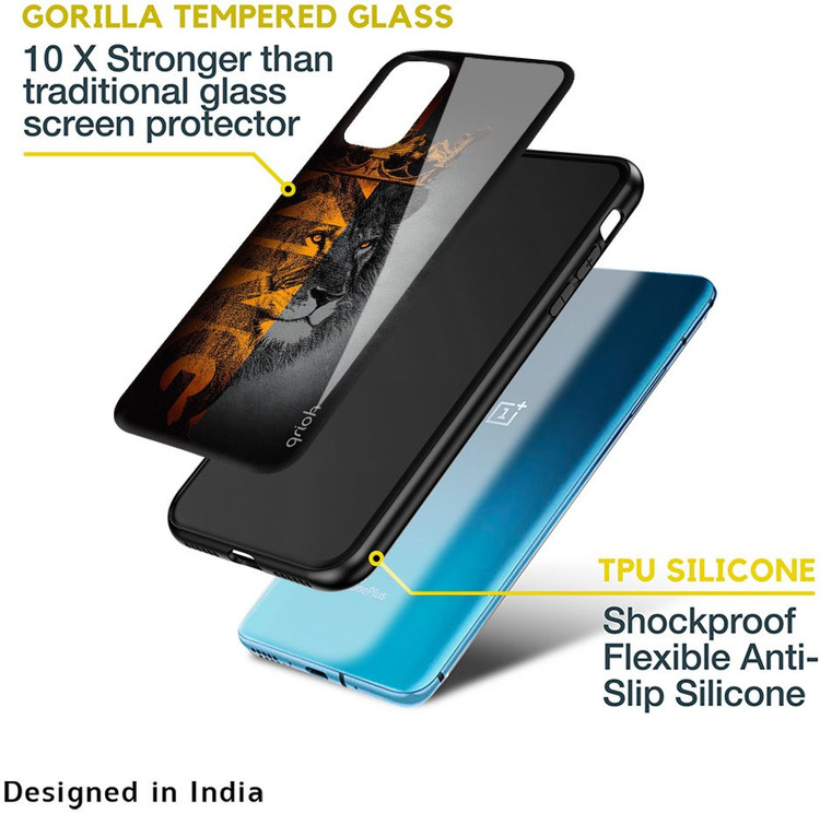 Qrioh Glass Case Cover For Iphone 11 Qrioh Oneplus Nord Glass Case - Main Image