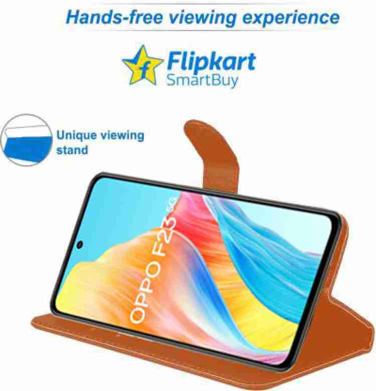 Para OPPO A98 5G / F23 5G India Dibujo coloreado Flip Funda de cuero para  teléfono (Albaricoque)