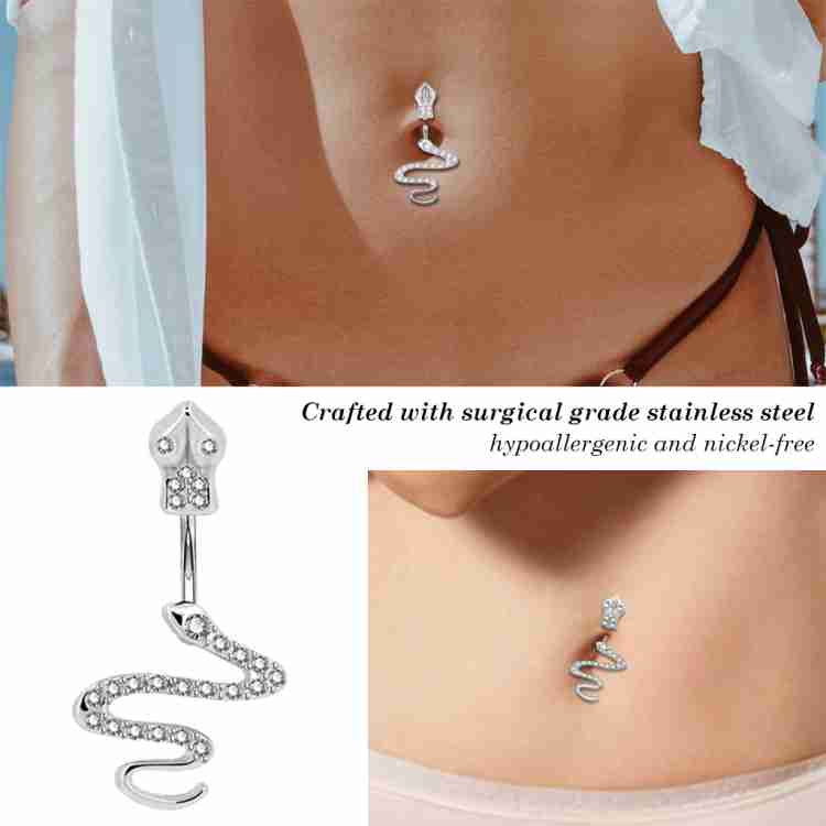 Snake sale belly ring