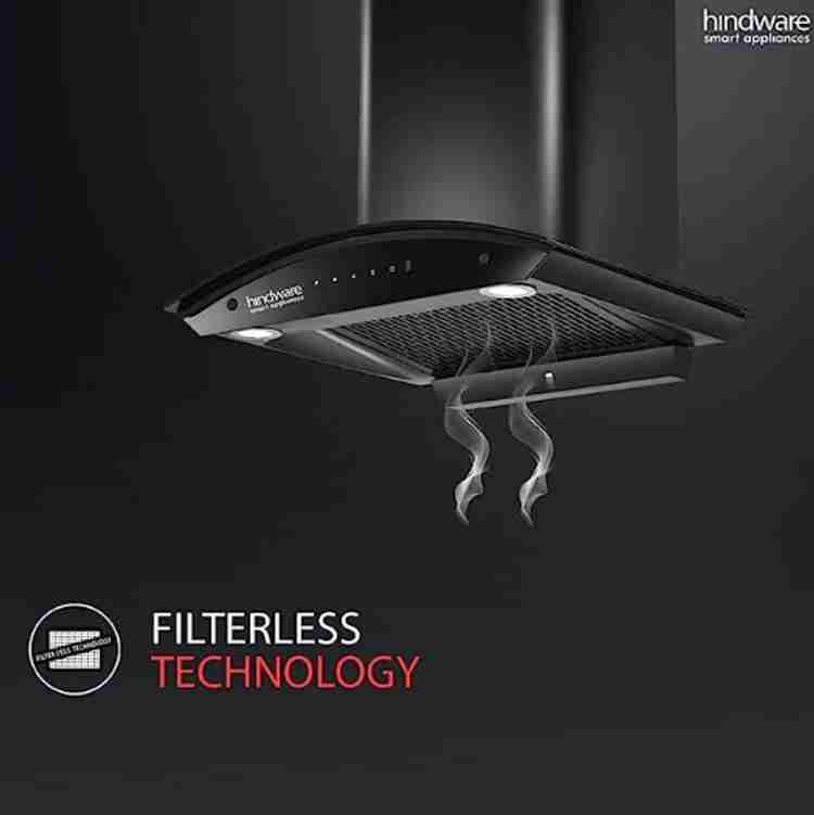 Hindware CHROMIA BLK RSN AC 75 Filterless 3 Speed Gesture
