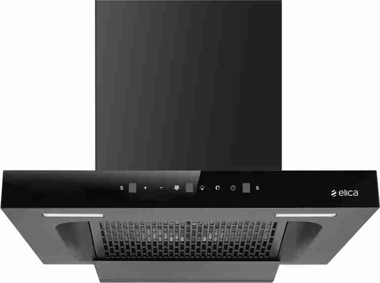 Elica SPT FL 900 BLDC HAC LTW MS NERO Auto Clean Wall Mounted Black 1500  CMH Chimney Price in India - Buy Elica SPT FL 900 BLDC HAC LTW MS NERO Auto