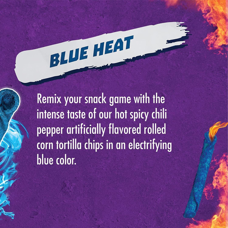 blue spicy chips