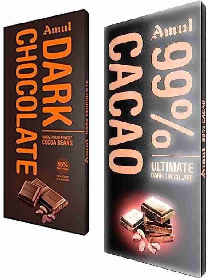 Amul dark chocolate price deals in india