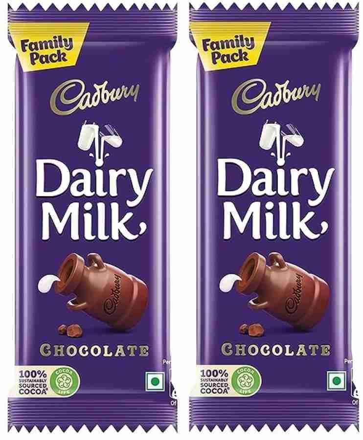 Cadbury Dairy Milk Chocolate Bar Family Pack, Bars Price in India - Buy  Cadbury Dairy Milk Chocolate Bar Family Pack, Bars online at Flipkart.com
