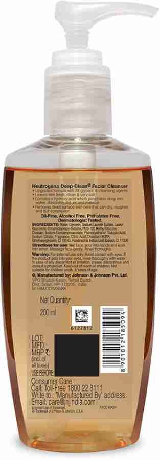 Neutrogena® Deep Clean® Facial Cleanser