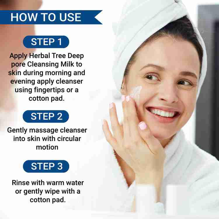 Cleansing hot sale milk use