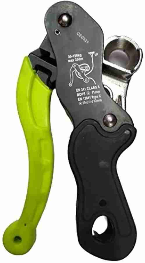 Freefall Descender with Auto Lock Carabiner for Climbing & Camping