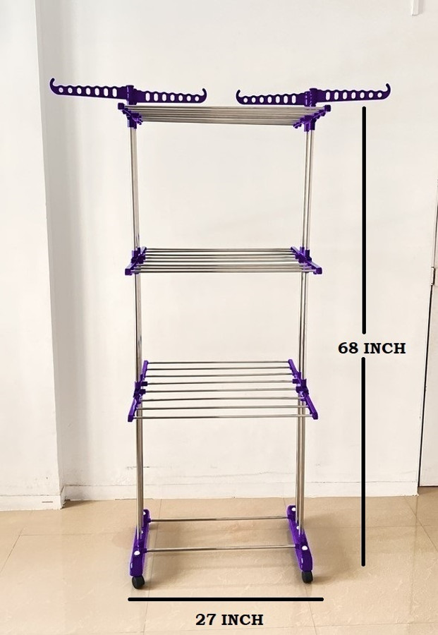TNC Steel Floor Cloth Dryer Stand 900046 Price in India Buy TNC